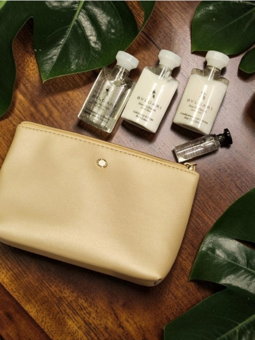 Bvlgari x Emirates Business Class Cosmetic Pouch For Travel NEW